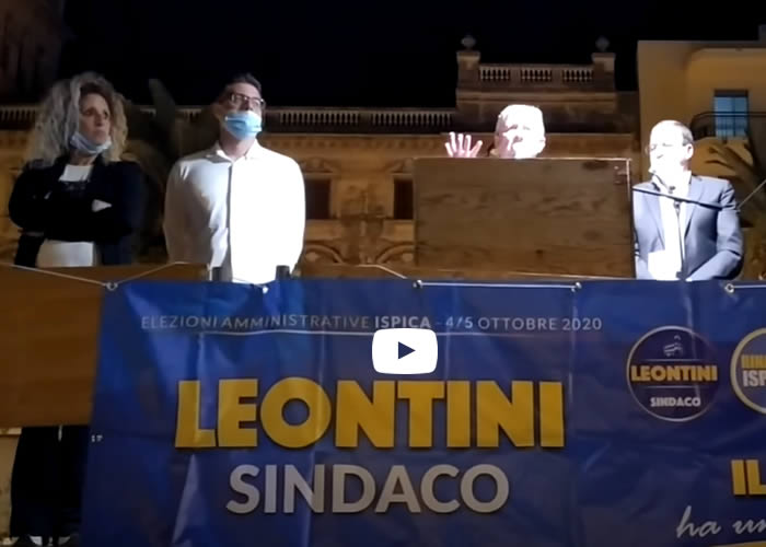 Comizio di Innocenzo Leontini - 29 Settembre 2020